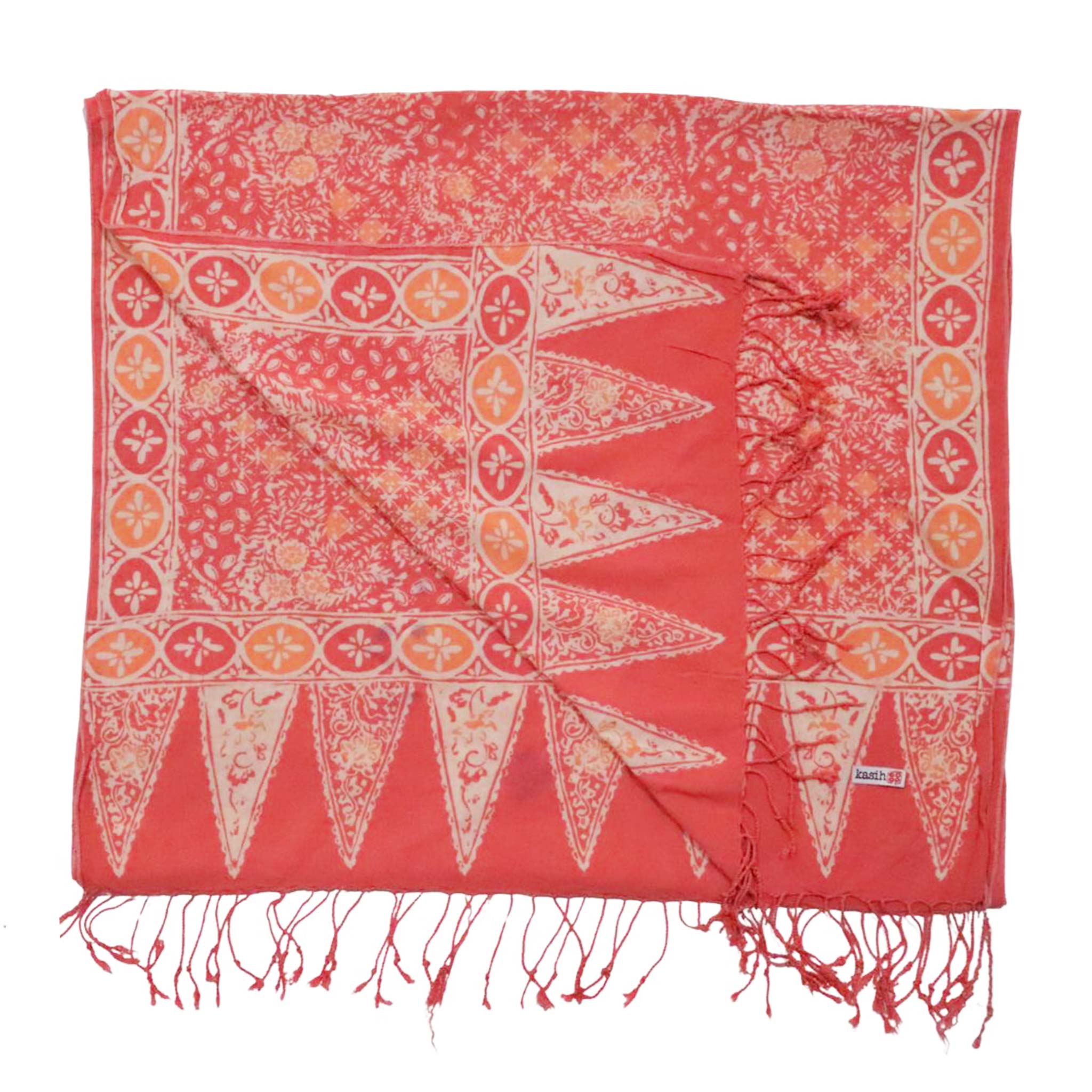 Handmade Batik Scarf - Cotton - Wildflower