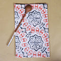 Batik Tea Towel Hand Dyed, Autumn Coral, Hand Dyed, 100% Cotton
