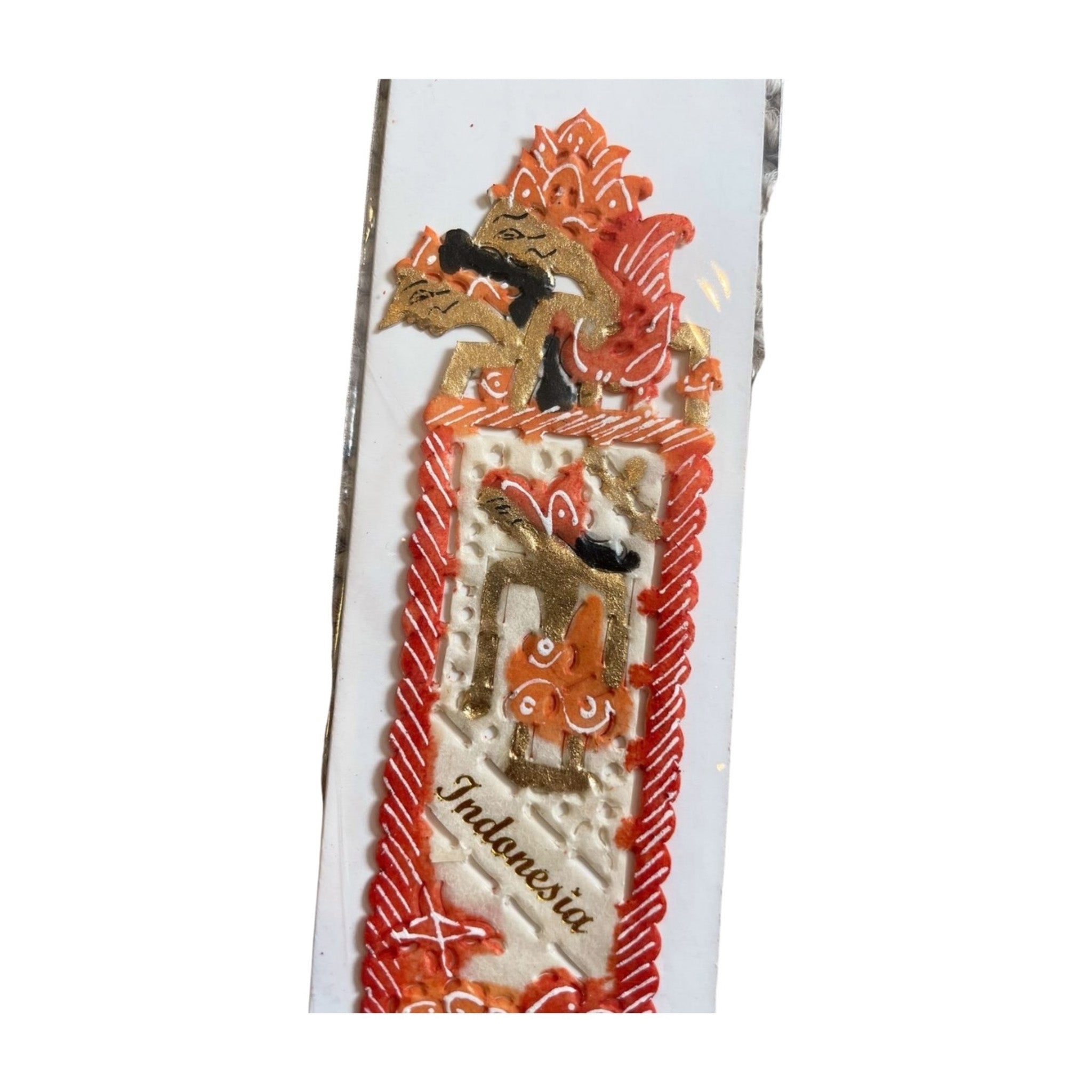 Leather Shadow Puppet Indonesian Wayang Bookmark