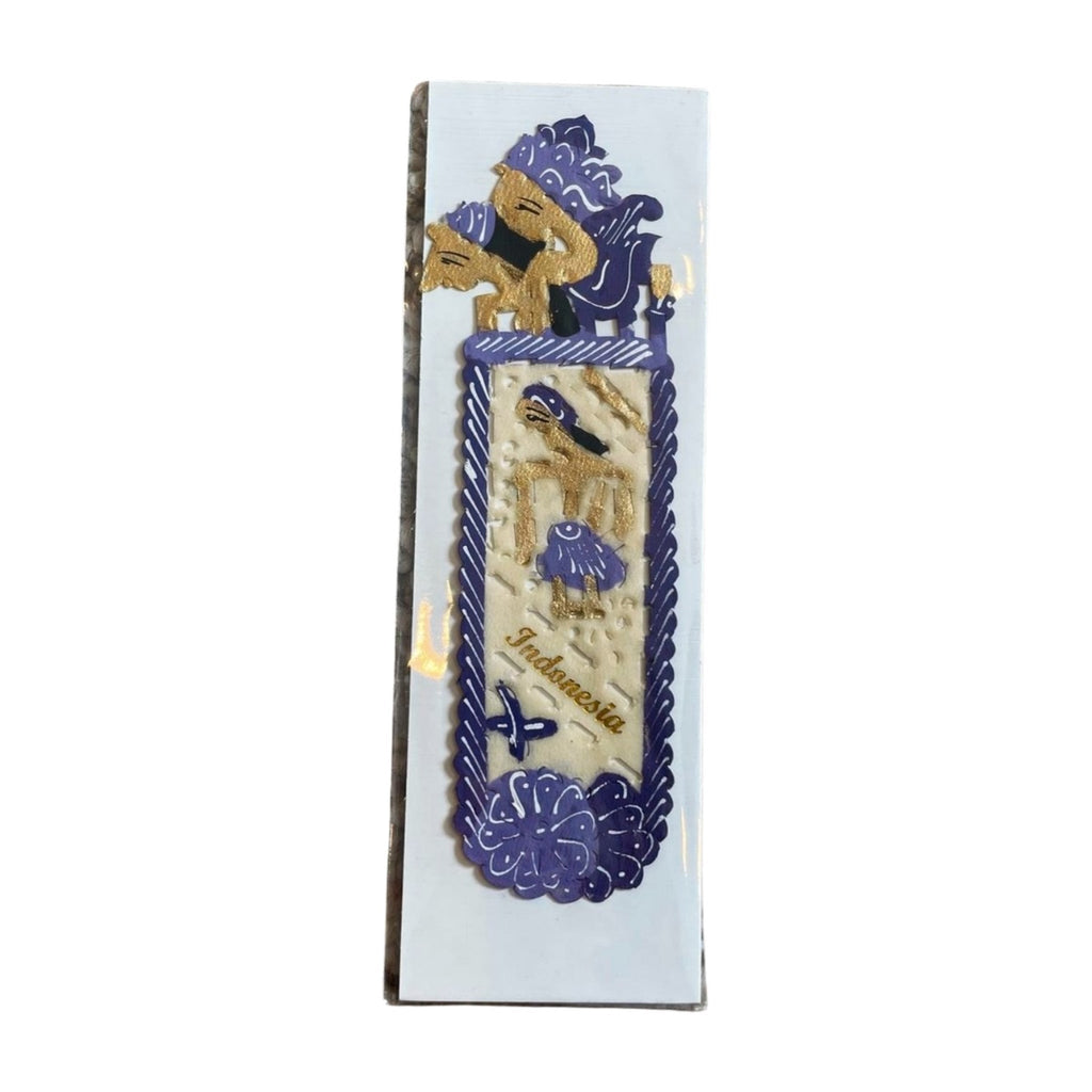 Leather Shadow Puppet Indonesian Wayang Bookmark