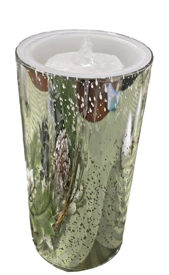 Mercury Glass Water Candle