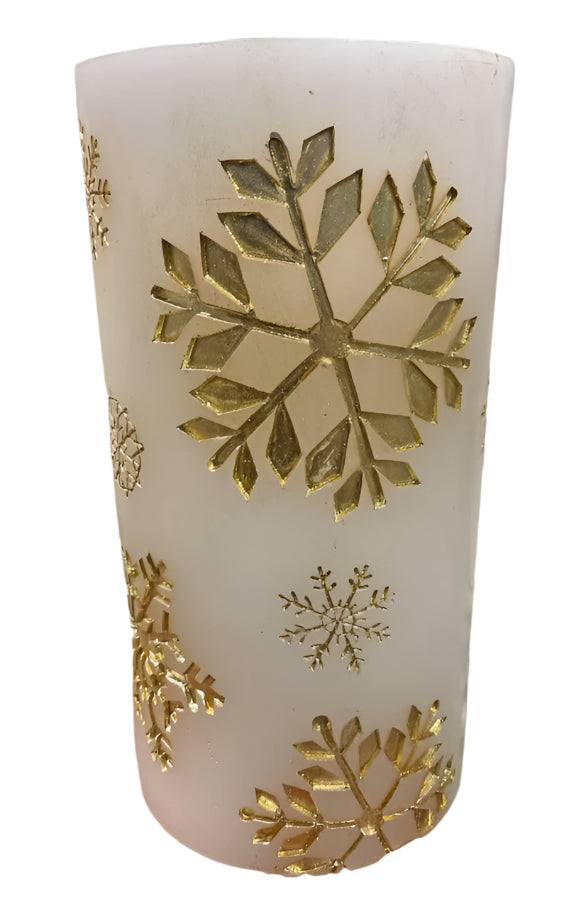 Snowflake Water Candle