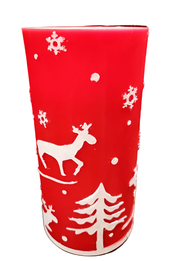 Winter Buck & Pine Water Candle