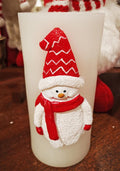 Snowman Water Candle