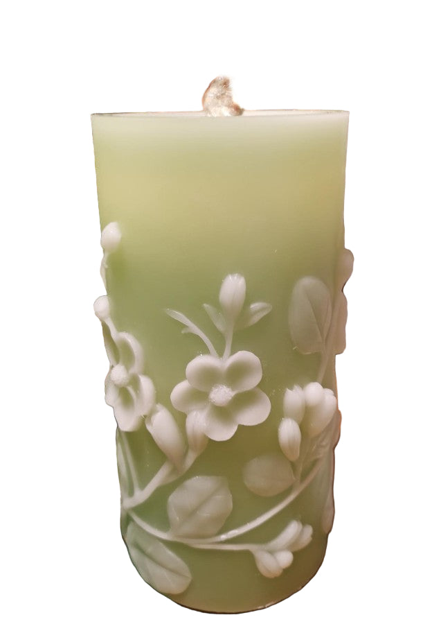 Green Jasmine Water Candle