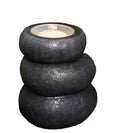 Modern Offset Rock Water Candle