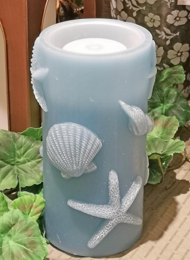 Beach Shells Water Candle