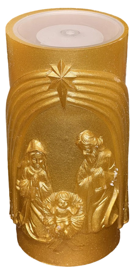 Nativity Water Candle