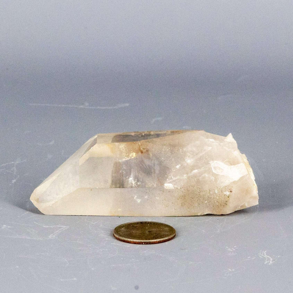 Lemurian Seed Quartz Crystal Point Striated Natural