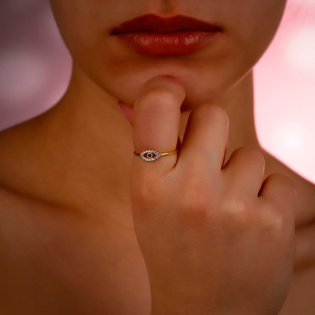 Elysian Evil Eye Rings – Stylish Protection Against Negativity