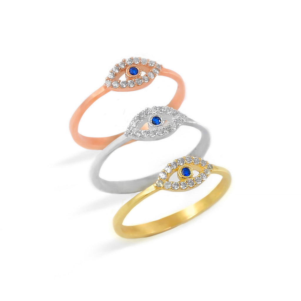 Elysian Evil Eye Rings – Stylish Protection Against Negativity