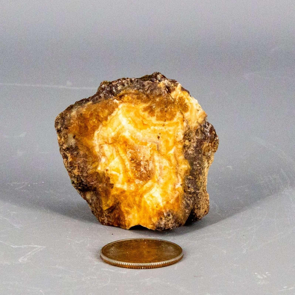Moroccan Agate Crystal Geode Slice Polished Display