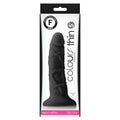 Colours Pleasures Thin Dildo-Black 5"