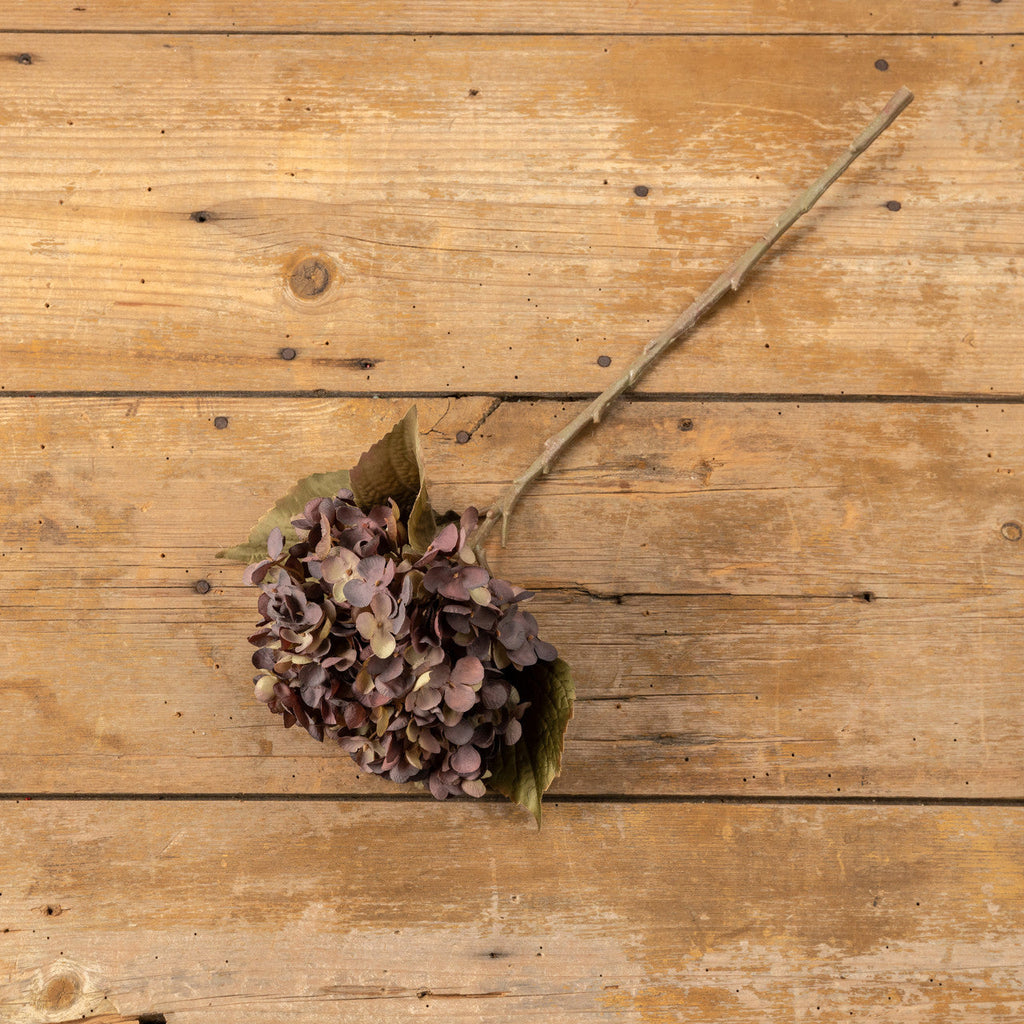 Beige & Purple Hydrangea Spray