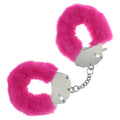 Ouch Heavy Duty Fluffy Handcuffs-Pink