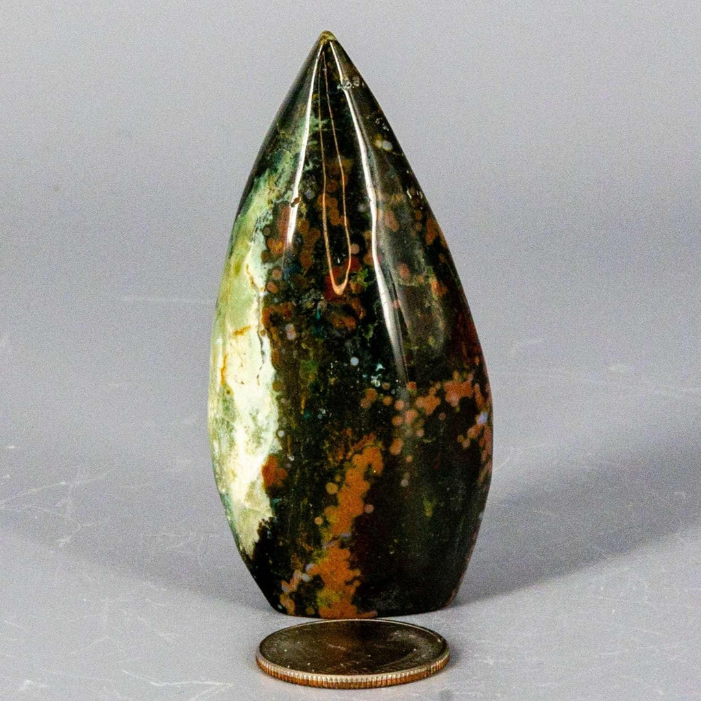 Ocean Jasper Crystal Freeform Torch Polished Stone