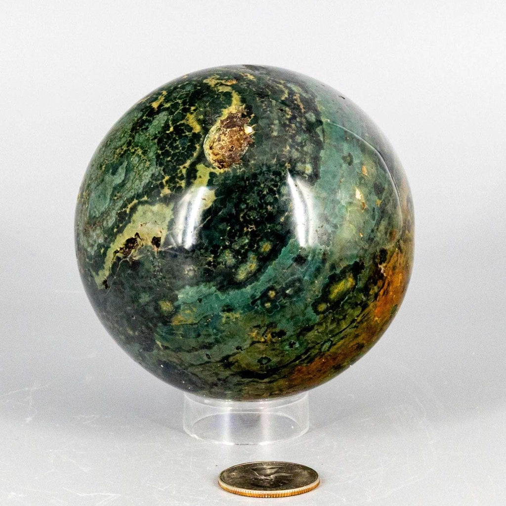 Ocean Jasper Crystal Sphere Natural Orbicular Stone