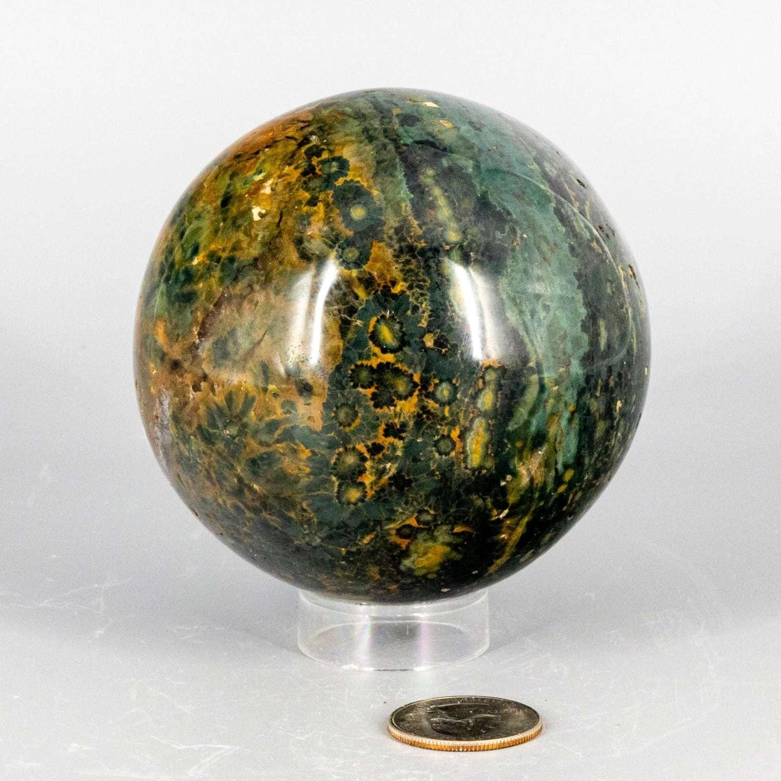 Ocean Jasper Crystal Sphere Natural Orbicular Stone