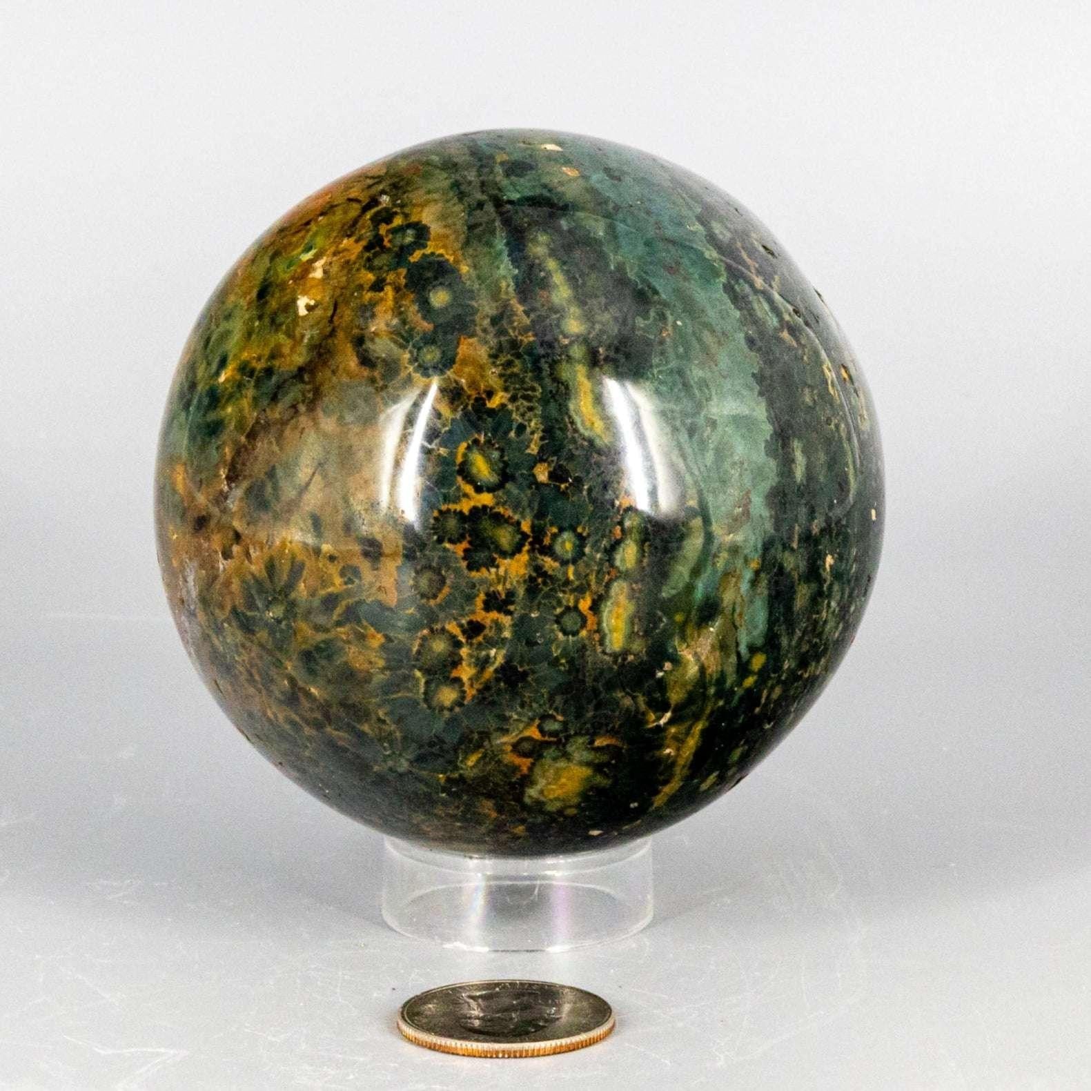 Ocean Jasper Crystal Sphere Natural Orbicular Stone
