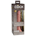 King Cock Elite Dual Density Silicone Cock-Light 7"