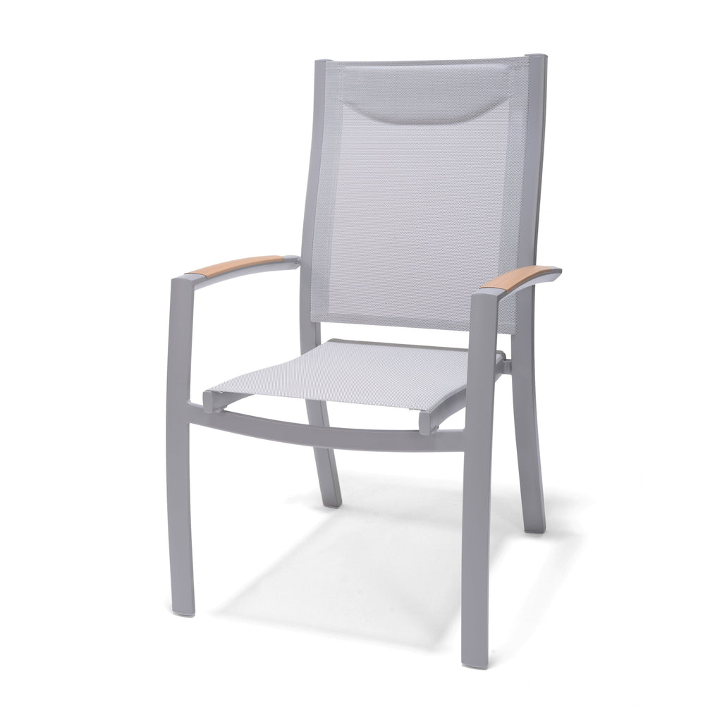 Panama Light Stacking Armchair - 2pc