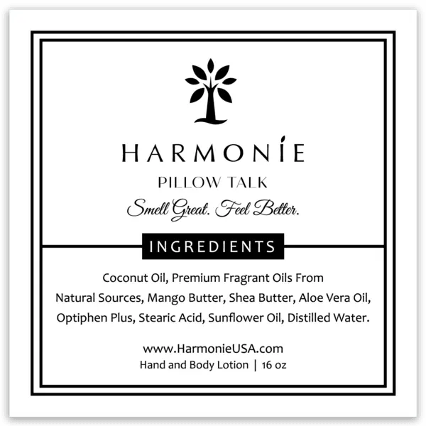 Pillow Talk Body Lotion 16oz - Luxury Tuberose Moisturizer | Harmonie