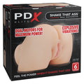 PDX Elite Shake That Ass Vibrating Mega Masturbator-Light