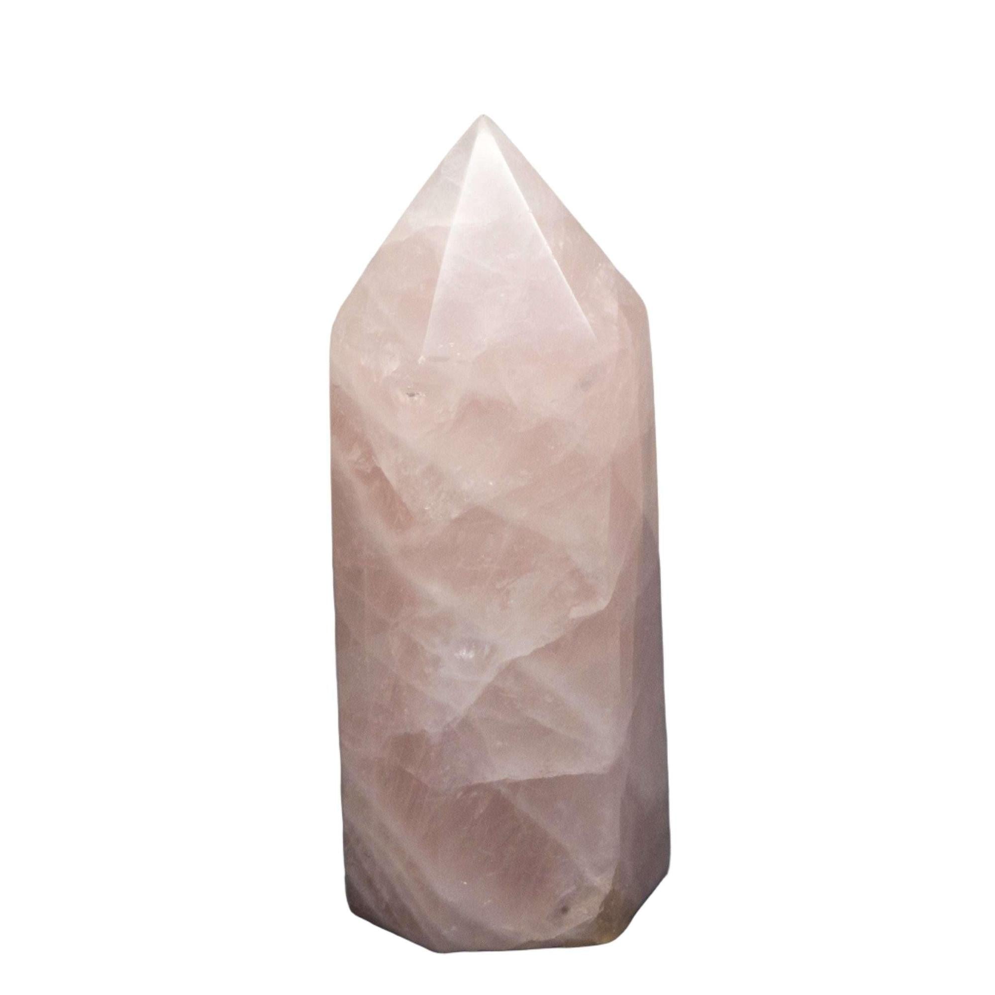 Rose Quartz Crystal Tower Heart Chakra Love Stones