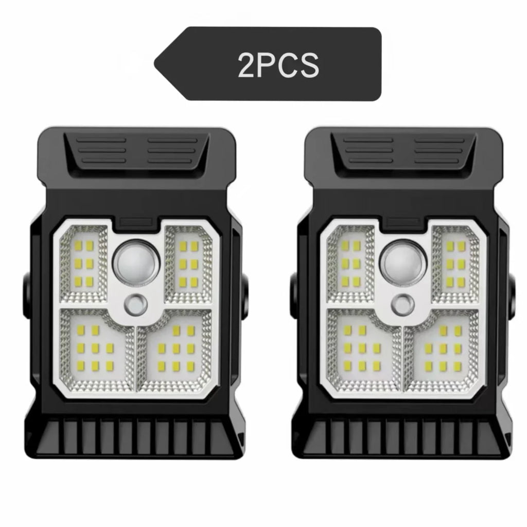 Solar Motion Sensor Garden Light | Outdoor Clip On LED Courtyard Lawn Lamp