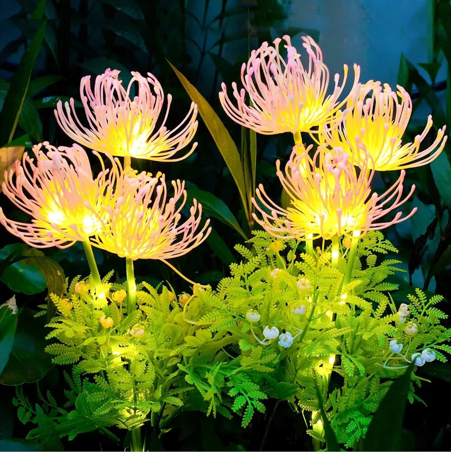 Outdoor Solar Garden Lights Flower Yard Lawn Courtyard Decoration Waterproof LED