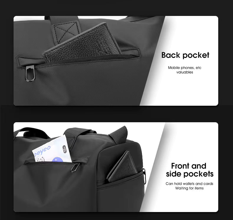 Elite Training Duffel Bag | Waterproof Oxford Gym & Travel Bag with Shoe Compartment