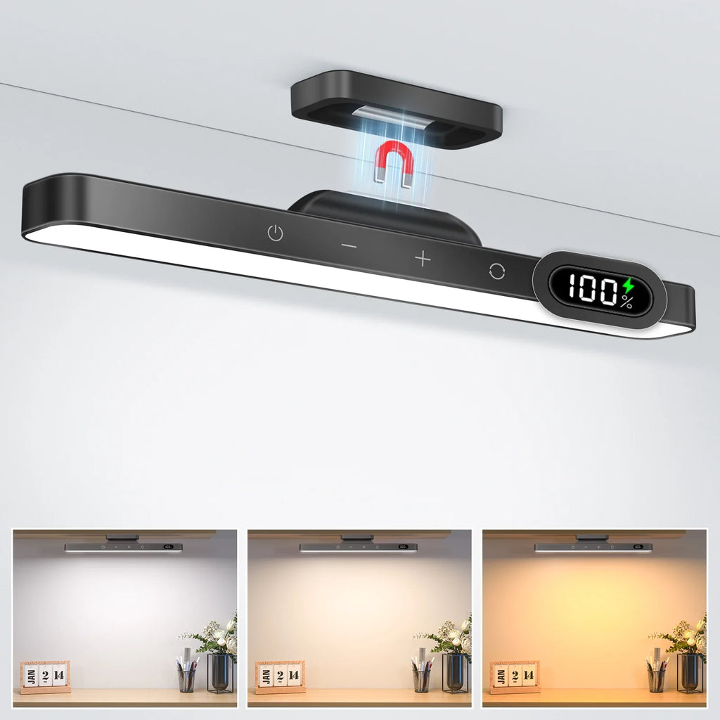 LumaGlow | Rechargeable Dimmable Night Light with 3-Color LED Cabinet Lighting