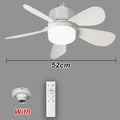 Ceiling Fan Light | Flush Mount Ceiling Fan with Remote Control & Dimmable Brightness | Versatile Lighting for Comfort