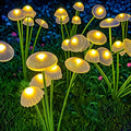 Solar Jellyfish Lights Outdoor LED Mushroom Garden Lights Waterproof Lawn Decor