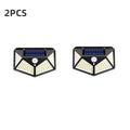 100 LED Solar Motion Sensor Light | Waterproof Outdoor Wall Lamp for Yard Security