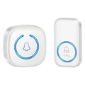 Wireless Doorbell Long Range 300M Smart Door Chime with 60 Melodies Plug-In Receiver