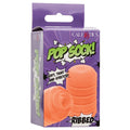 Pop Sock Ribbed-Orange