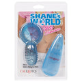 Shane's World His Vibrating Ring Stimulator-Blue