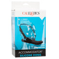 Accommodator Silicone Dong - Black