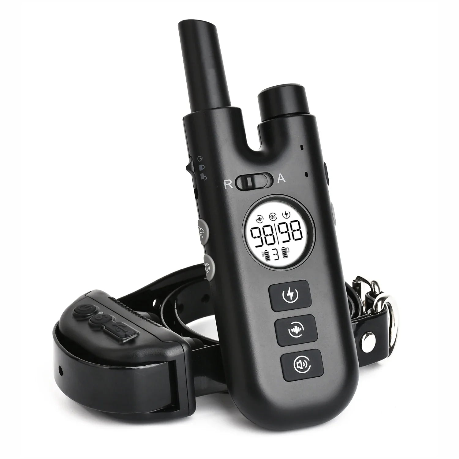 Dog Training Collar 800M Remote Waterproof Rechargeable No Bark Control Collar 2in1