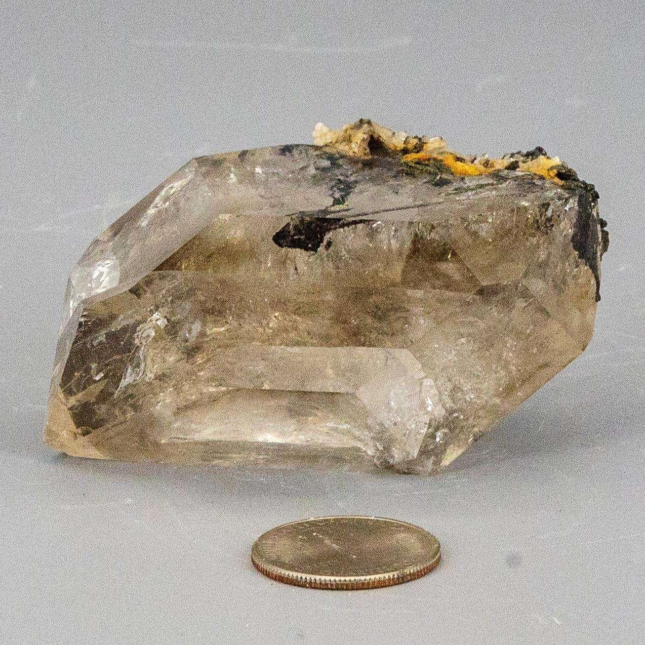 Smoky Herkimer Diamond Crystal Double Terminated Point