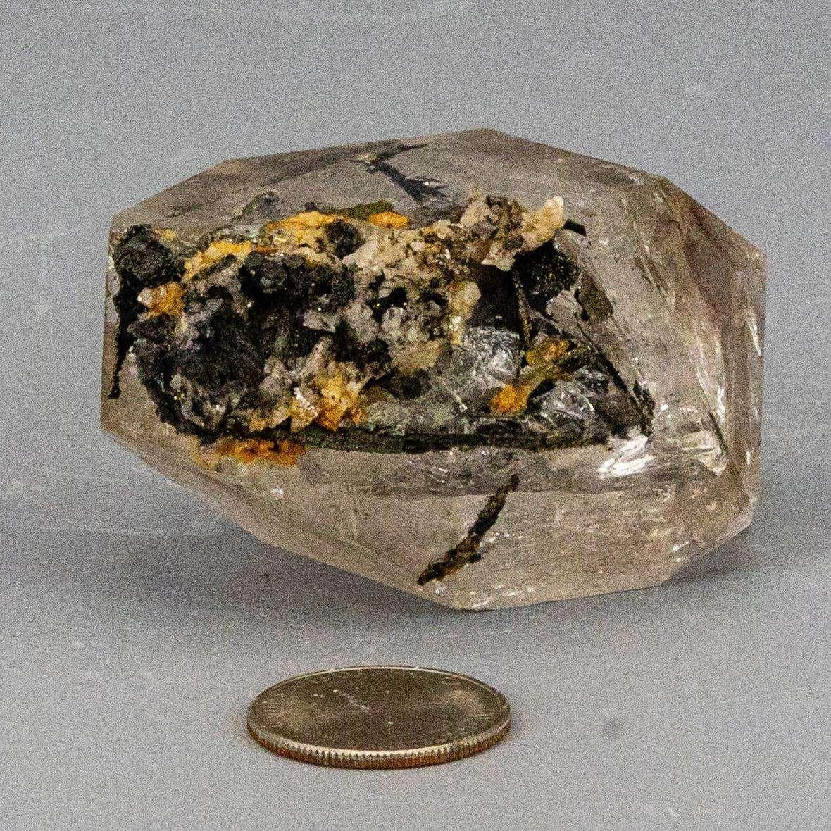 Smoky Herkimer Diamond Crystal Double Terminated Point