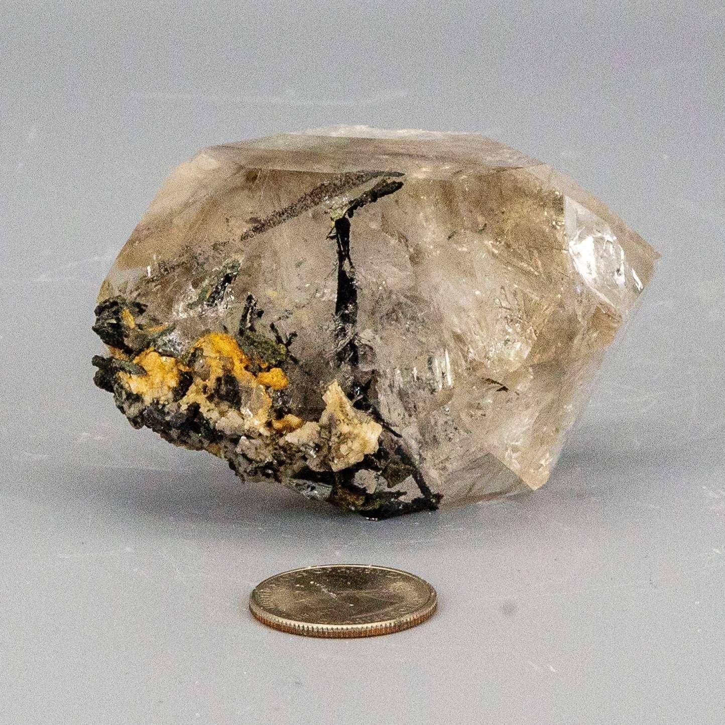 Smoky Herkimer Diamond Crystal Double Terminated Point