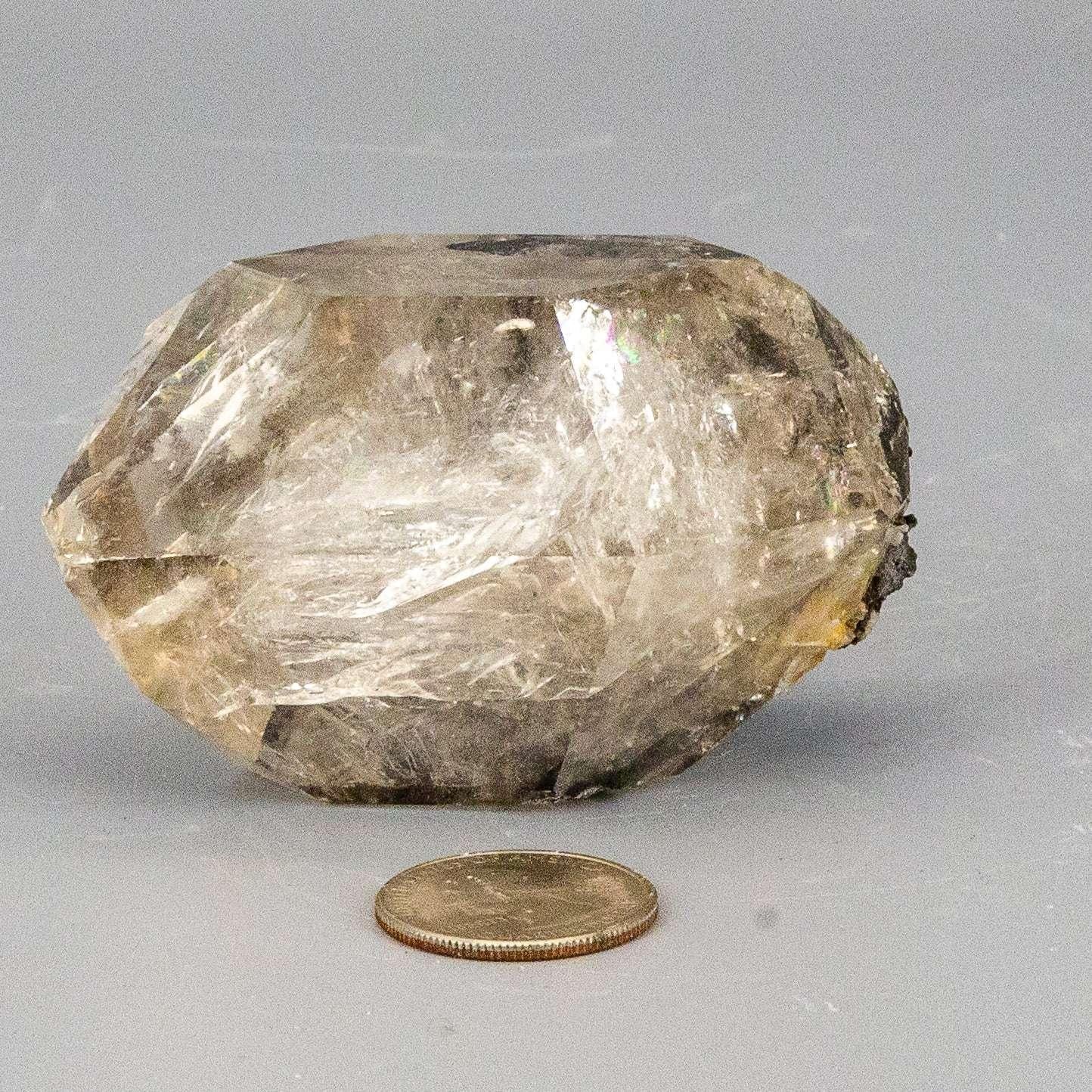 Smoky Herkimer Diamond Crystal Double Terminated Point