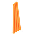Extra Tall Mustard Taper Candle, 1 Case of 24 Packs (4 Candles per Pack)