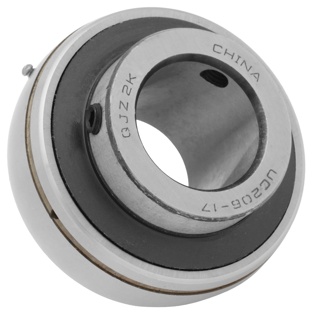 UC206-17 - Insert Bearing, 1.063" Bore (ID), Locking Set Screw