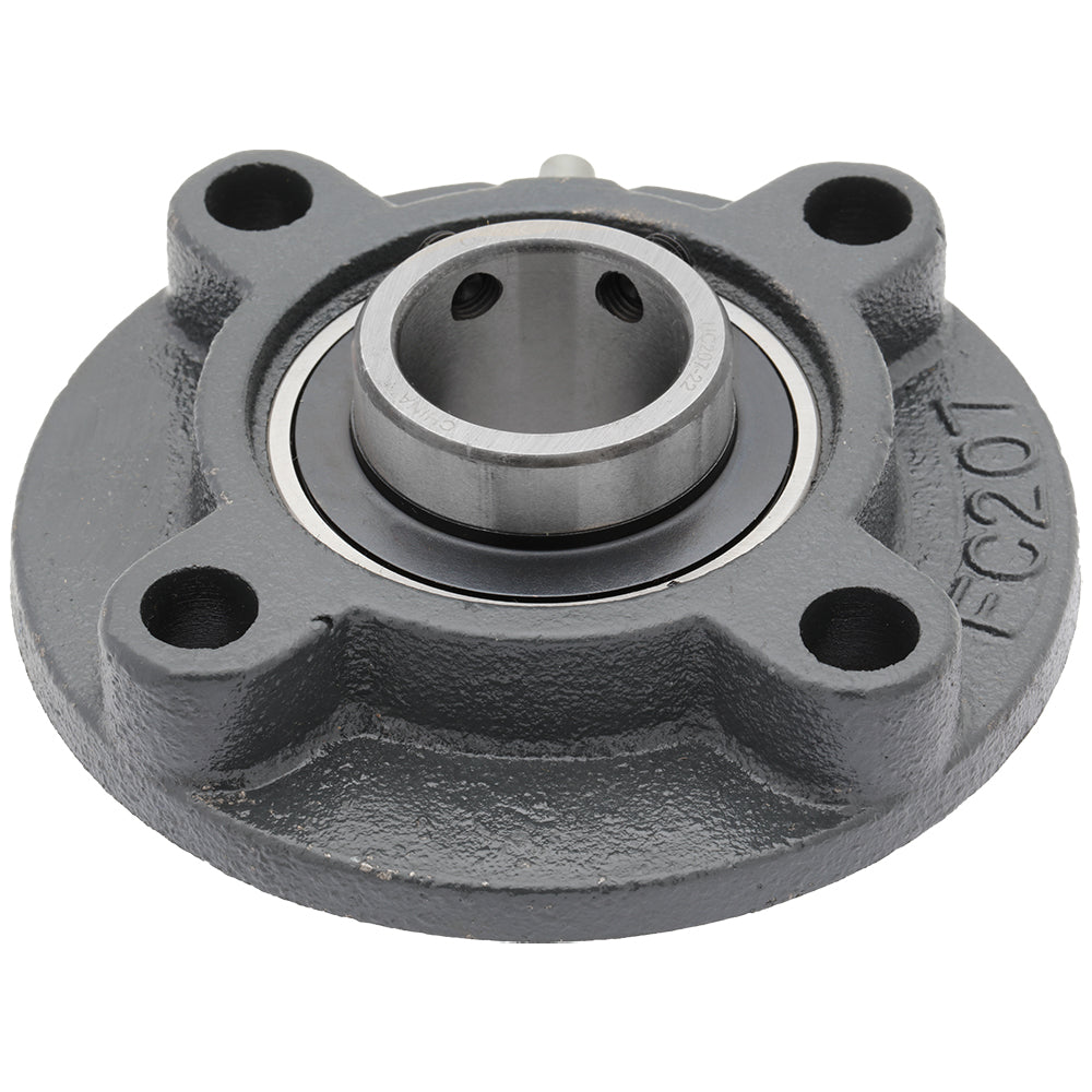 UCFC207-22, 4-Bolt Flange Mounted Ball Bearing, 1.375"Bore (ID), Insert Bearing: UC207-22, Housing: FC207