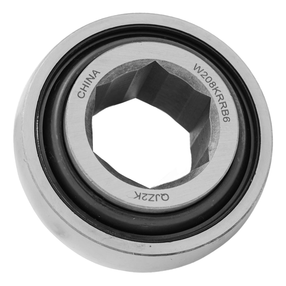W208KRRB6 - Agricultural Bearing, 1.376 in Bore (ID) - Hex Bore