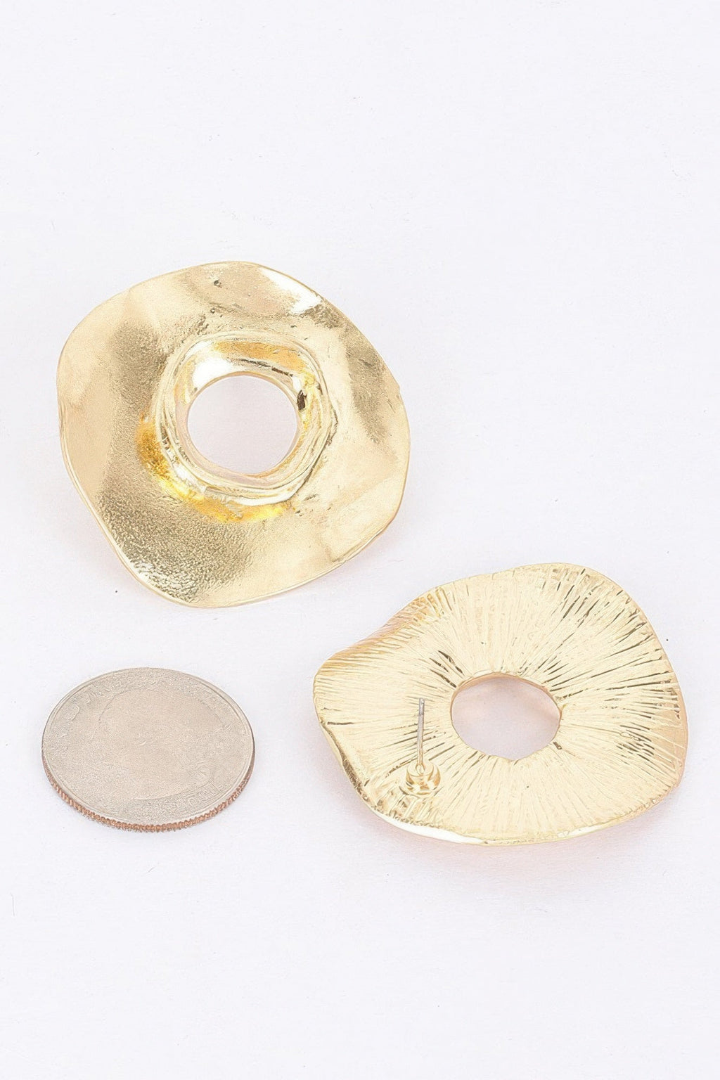 Gold Plated Metal Earring