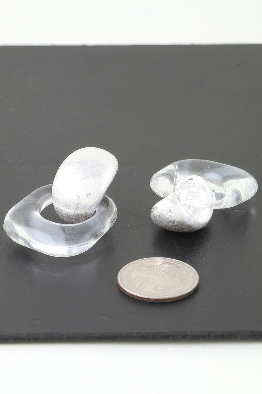 Modern Transparent Drop Earrings